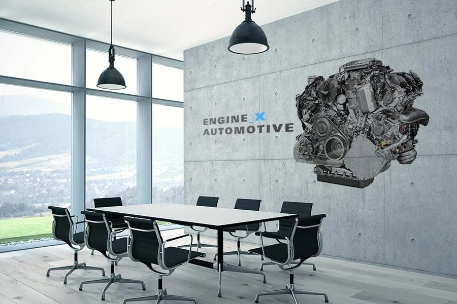 Impression murale directe, exemple Bureaux & entreprises